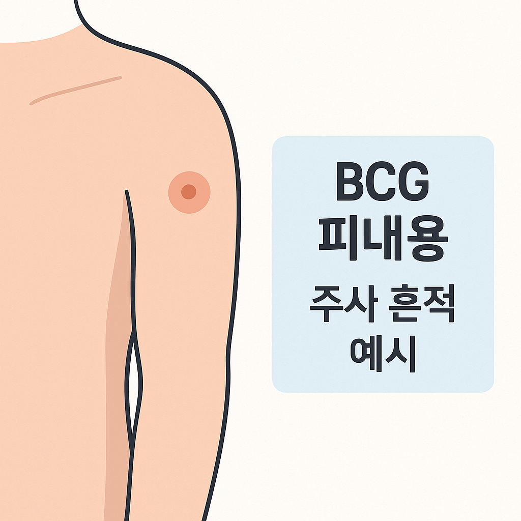 BCG 피내용 vs 경피용