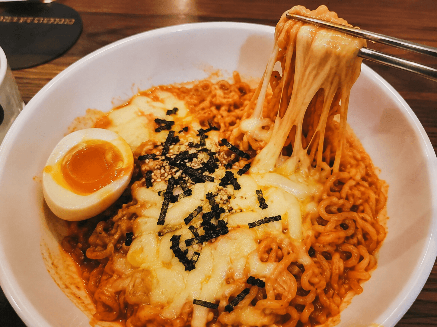 전자레인지 조리 불닭 치즈폭탄면