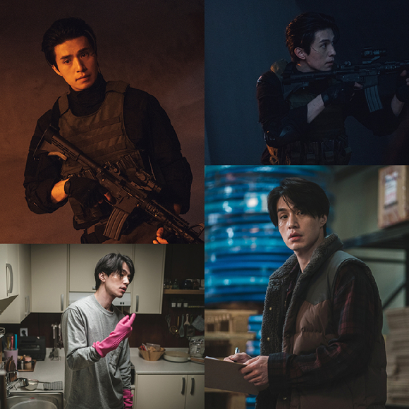 이동욱이 &#39;킬러들의 쇼핑몰&#39;에서 극과 극 비주얼을 뽐내고 있다. [사진=킹콩 by 스타쉽&#44; 월트디즈니 컴퍼니 코리아]