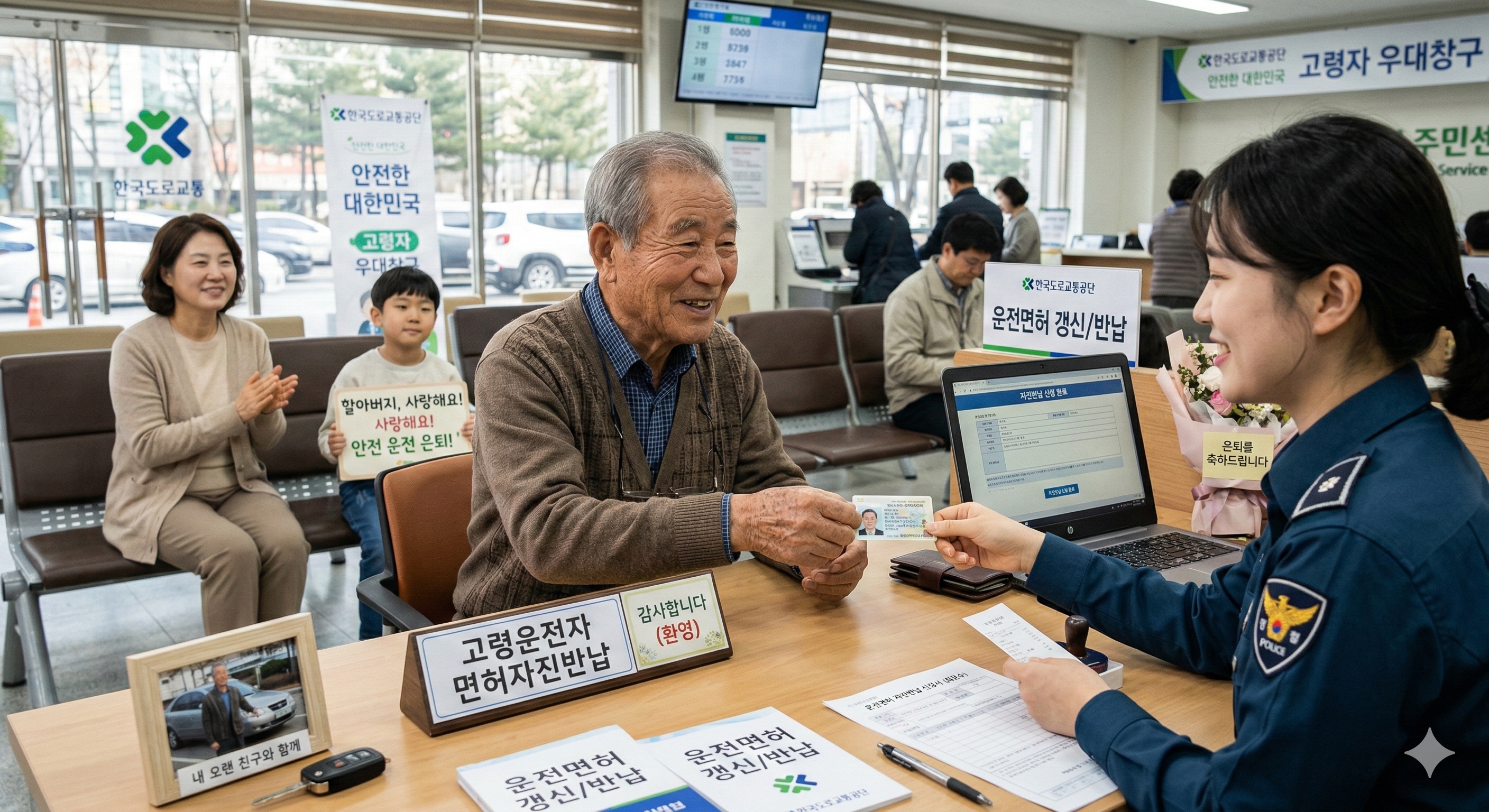 고령 운전자 면허 자진 반납