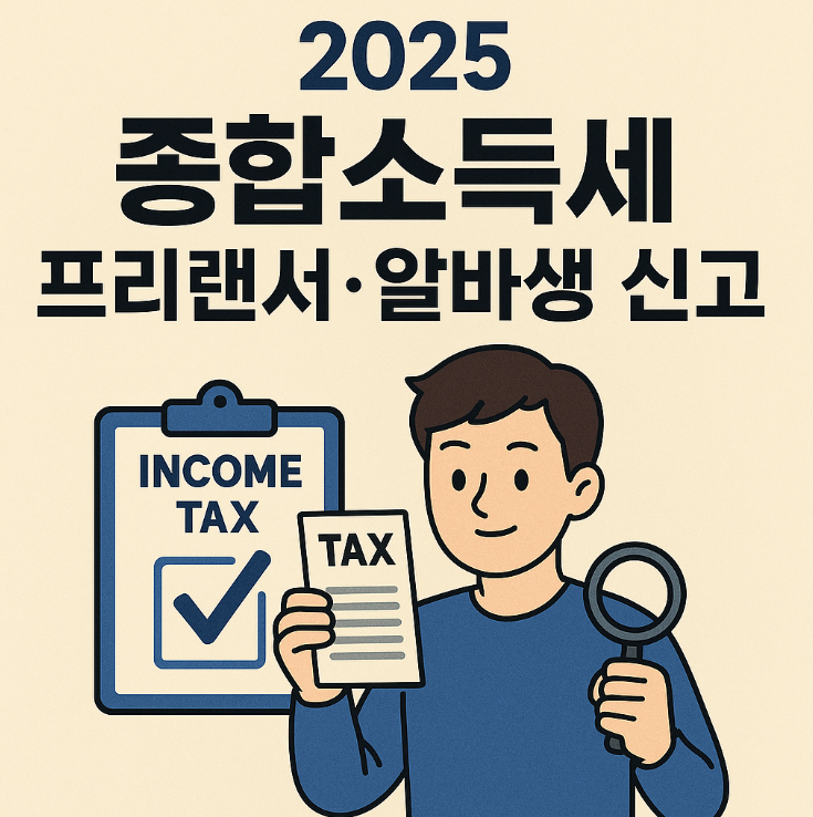 종합소득세 프리랜서, 알바생 신고
