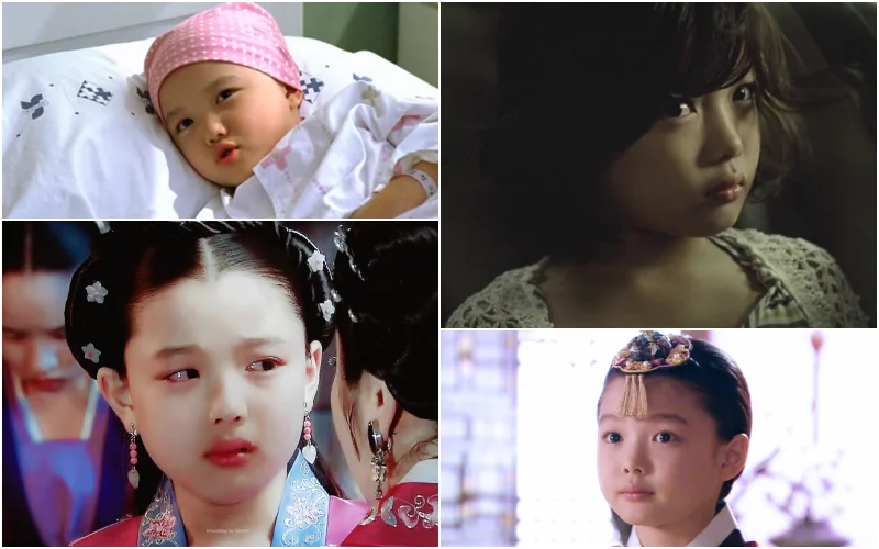 김유정 데뷔 초기 영화 및 드라마 출연 장면들
