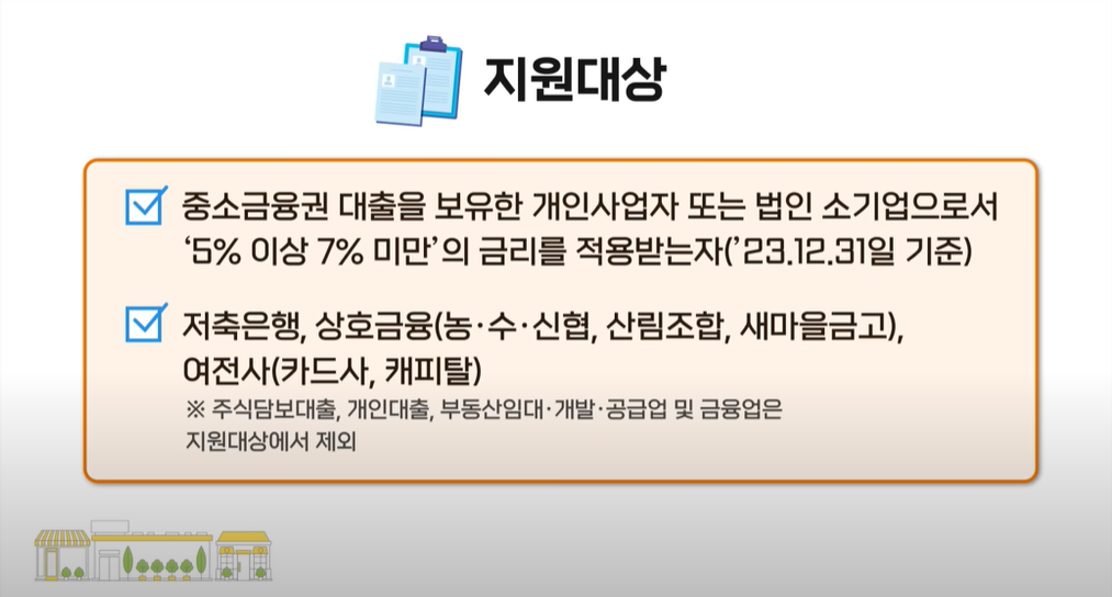 중소금융권 이자환급