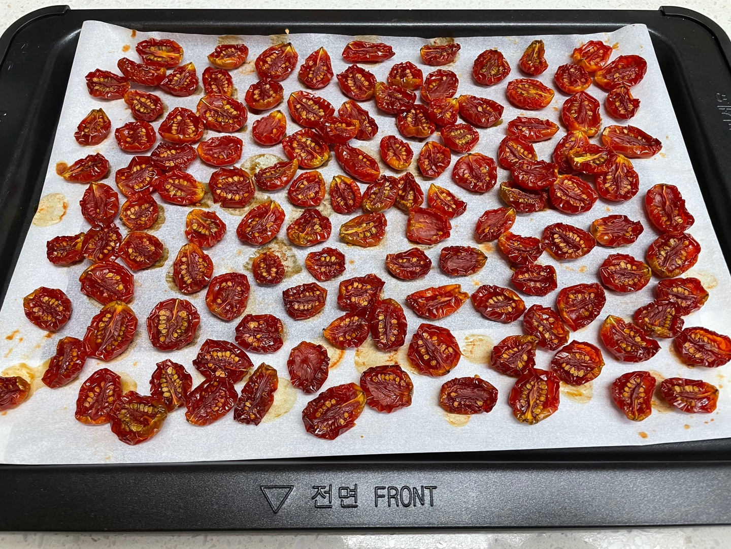 선드라이 토마토 - 마지막으로 굽기