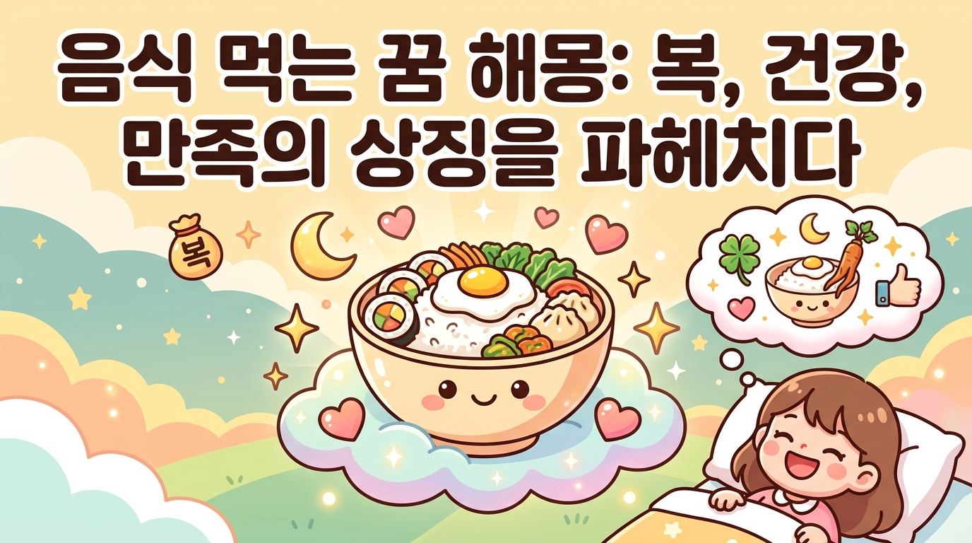 음식 먹는 꿈