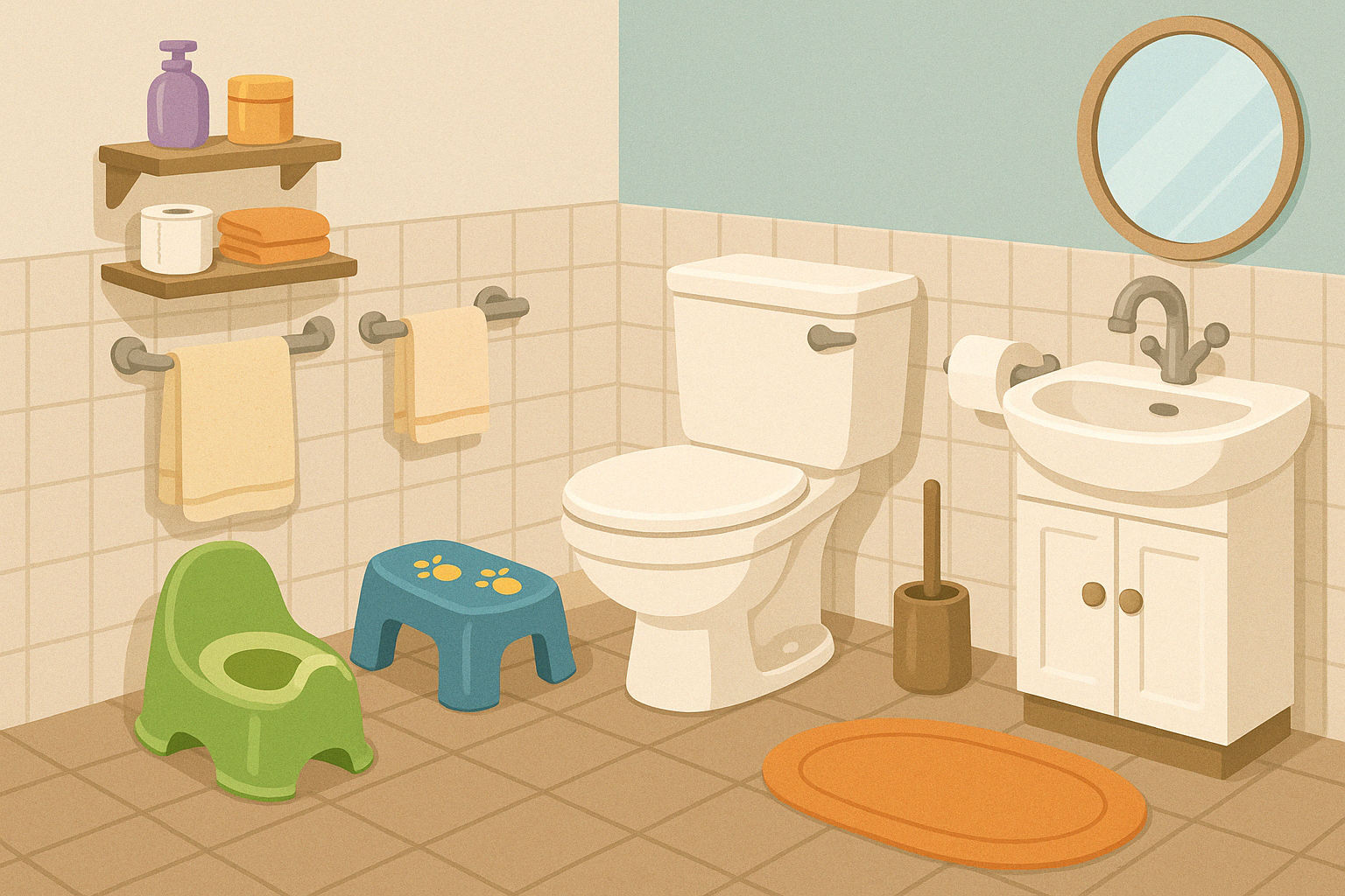 배변훈련 준비물 & 환경 만들기 관련 이미지