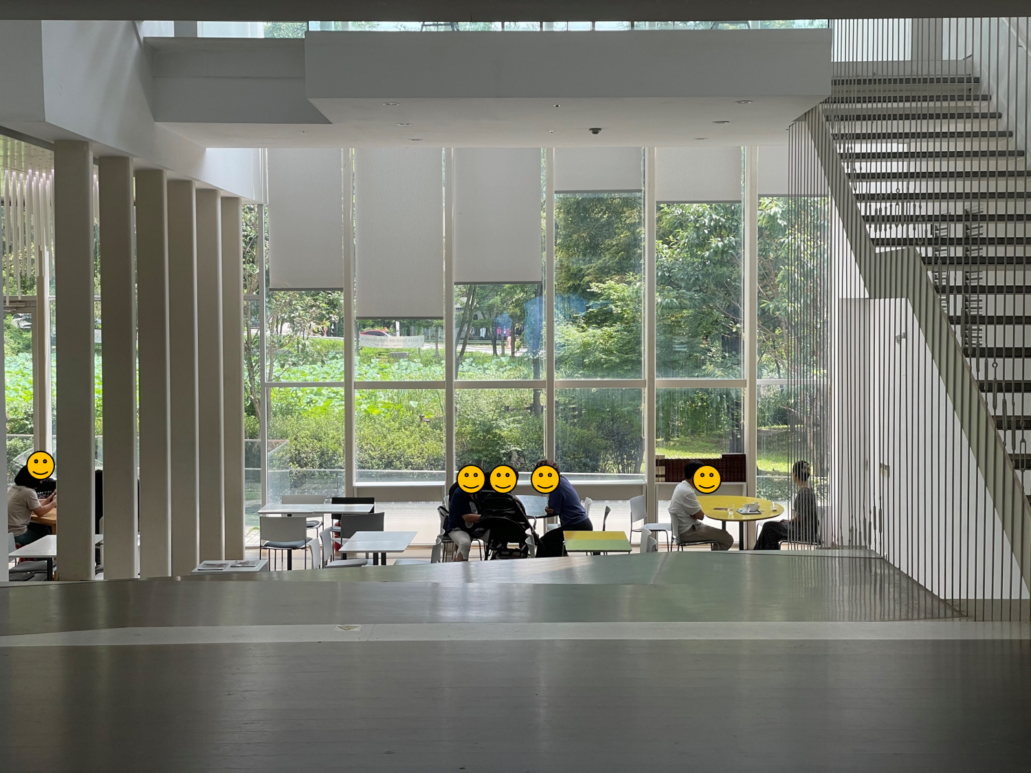 헤이리 대형카페 화이트블럭