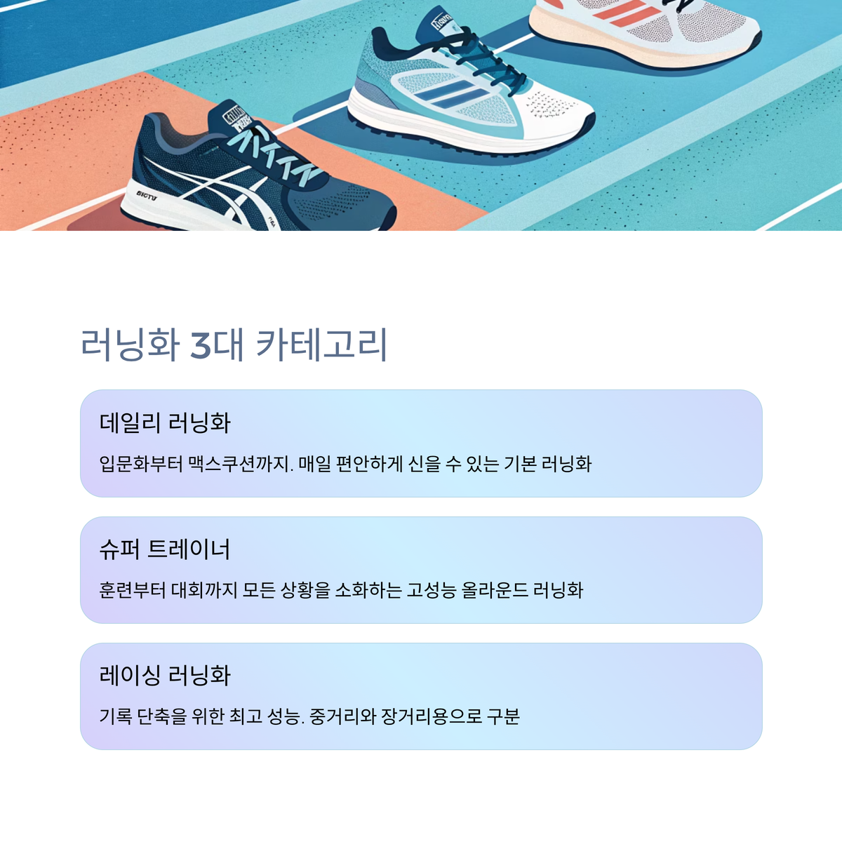 러닝화 카테고리