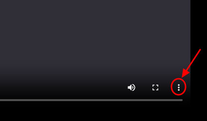동영상 재생창 오른편에 점3개 아이콘