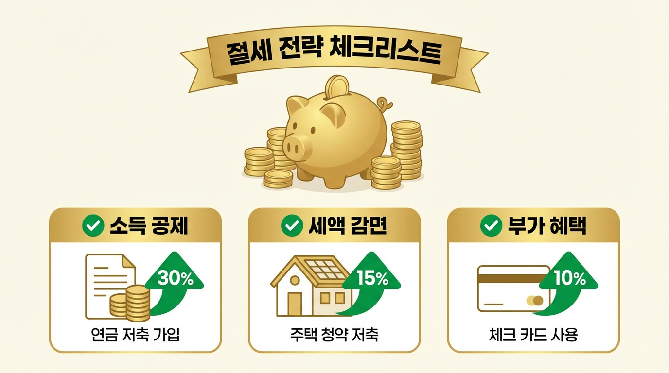 "절세 전략 체크리스트"