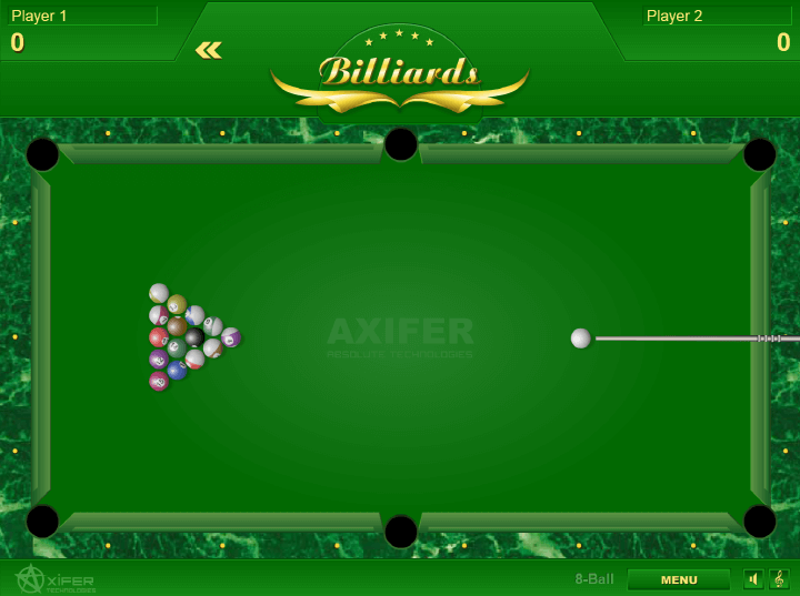 2인용-포켓볼-당구-플래시게임-시작-화면