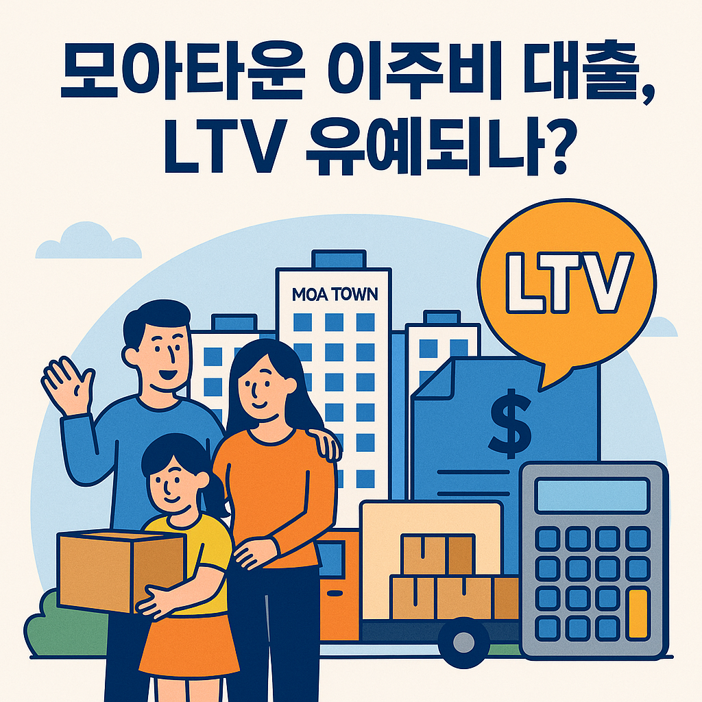 모아타운 LTV 유예 이주비 대출 규제, 지금 꼭 확인하세요