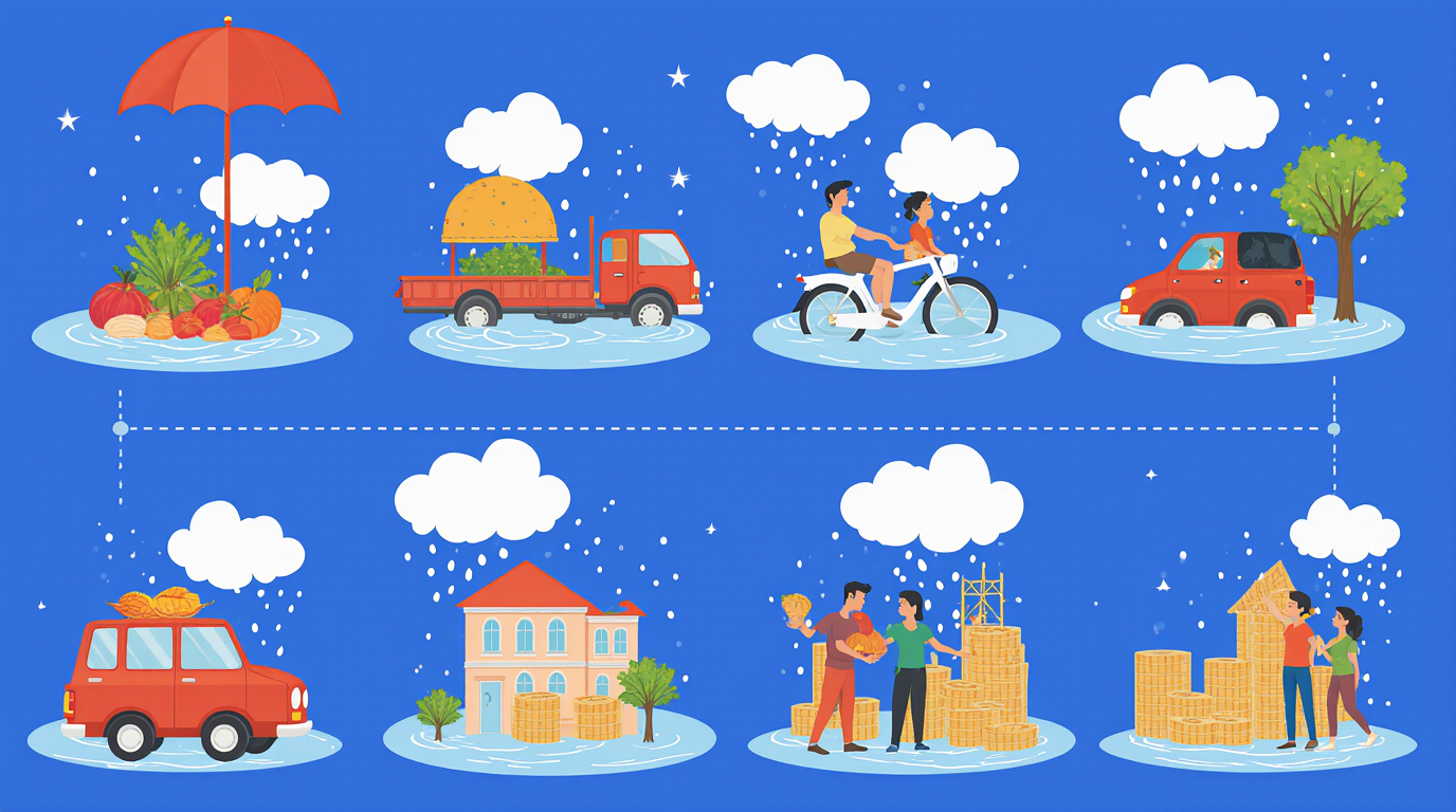 장마로 인한 경제 영향