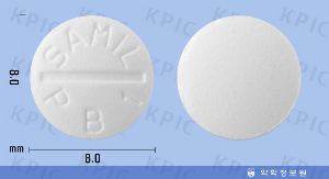 포리부틴정 150mg 모양
