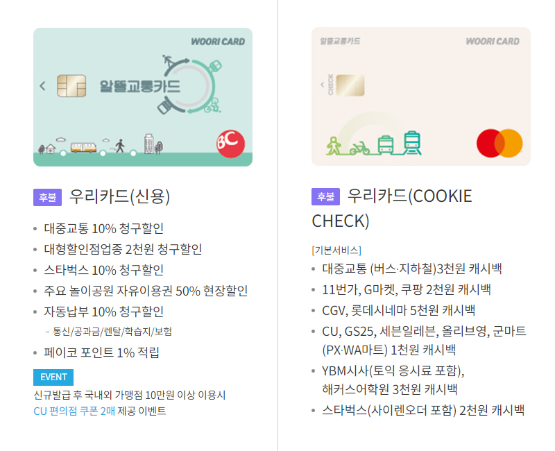 우리카드 (신용,체크)