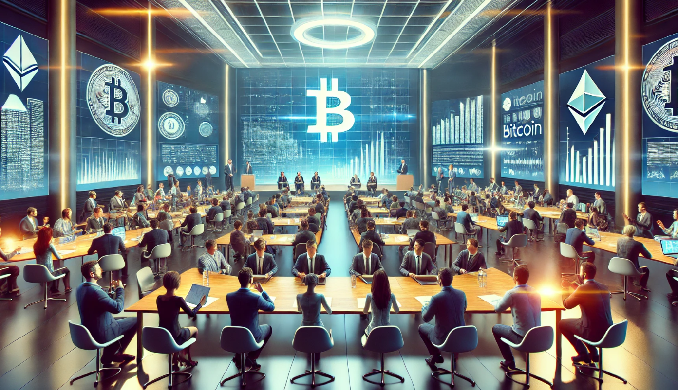 출처: ChatGPT. 크립토 서밋을 나타낸 그림