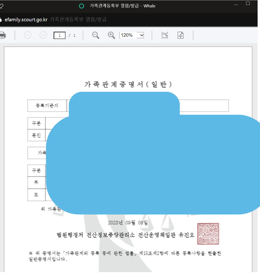 출력화면