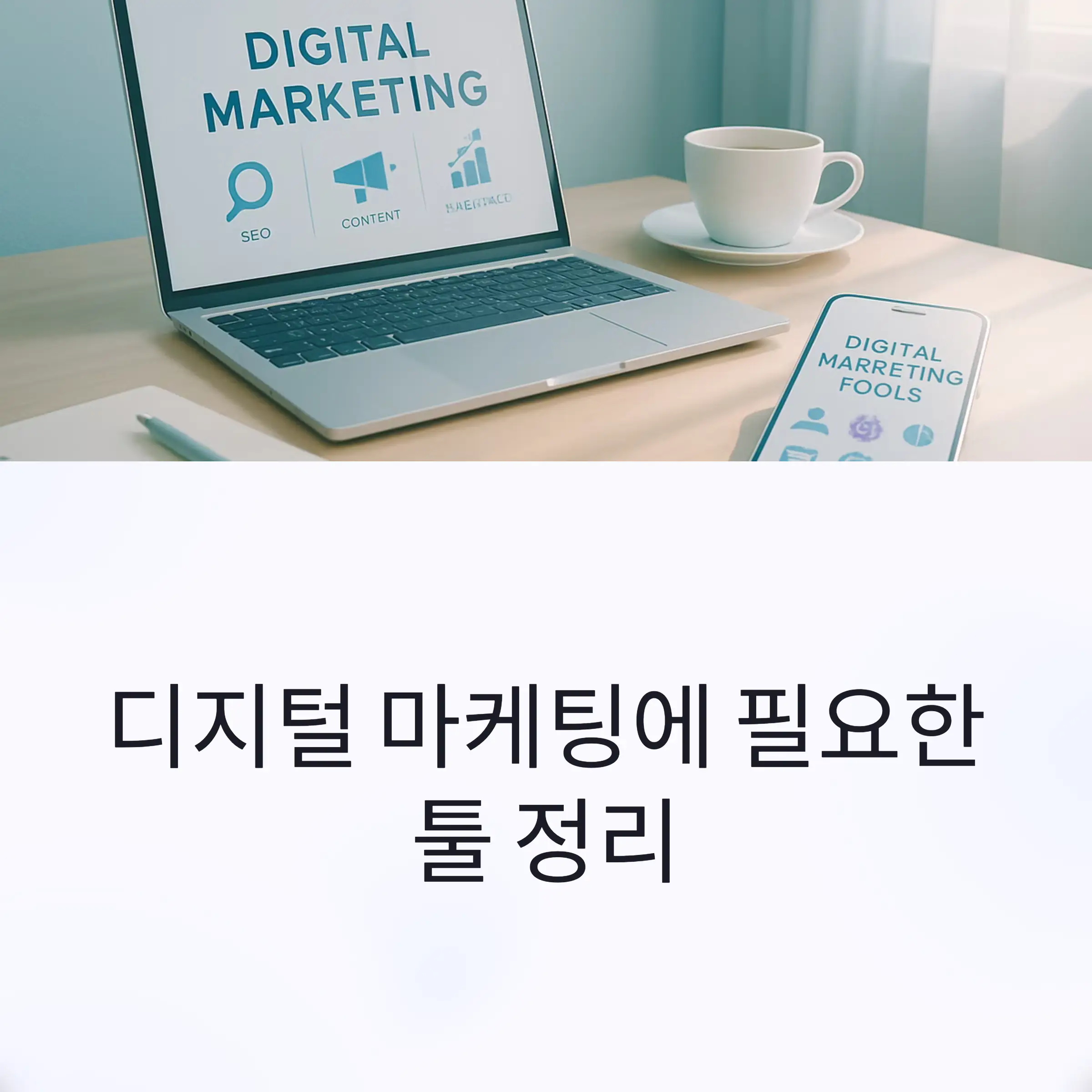 디지털 마케팅에 필요한 툴 정리