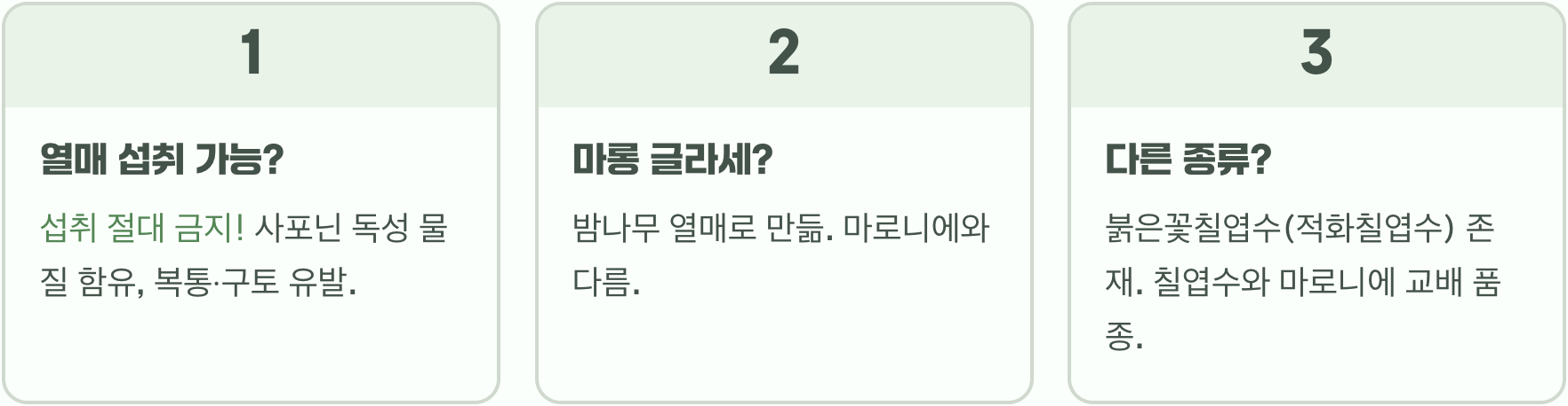 칠엽수와 마로니에, 같은 나무일까 다른 나무일까? (이름의 유래)