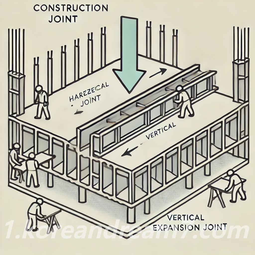 신축이음 (Construction Joint) 4가지 종류와 시공법