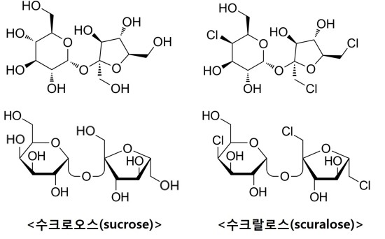 감칠맛을 나타내는 화학적 구조