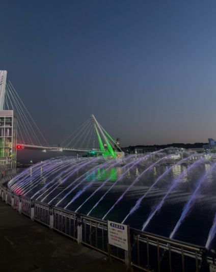 대포항 야경입니다.