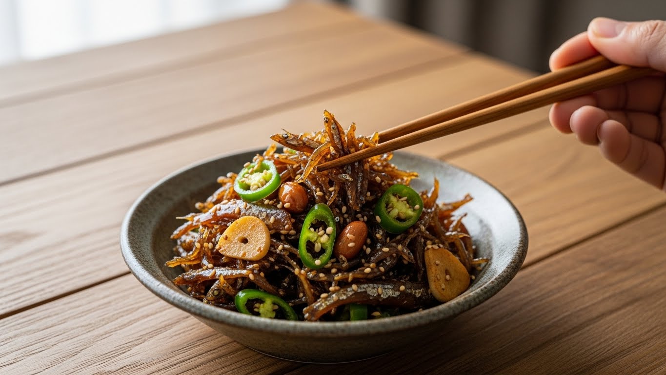 집에서 완성한 고소한 멸치볶음 밑반찬