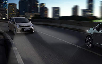 더뉴 모닝 하이빔 보조, 차로 유지보조