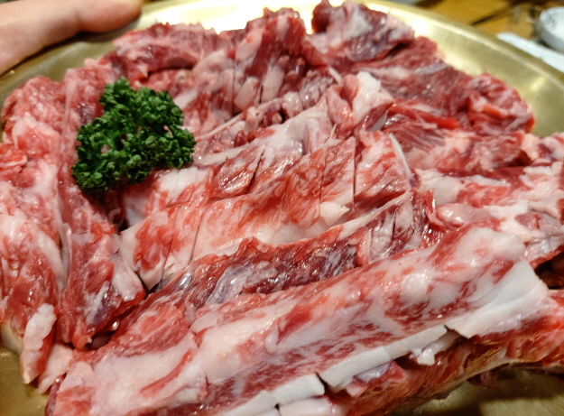 종로 한우암소 갈비살