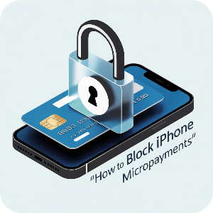 iPhone 소액결제 차단·해제방법 이미지