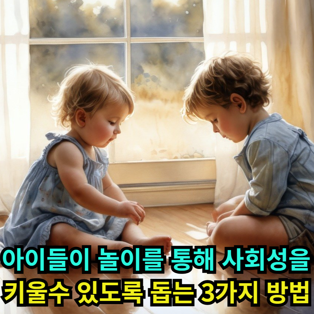 아이들이 놀이를 통해 사회성을 키울 수 있도록 돕는 3가지 방법