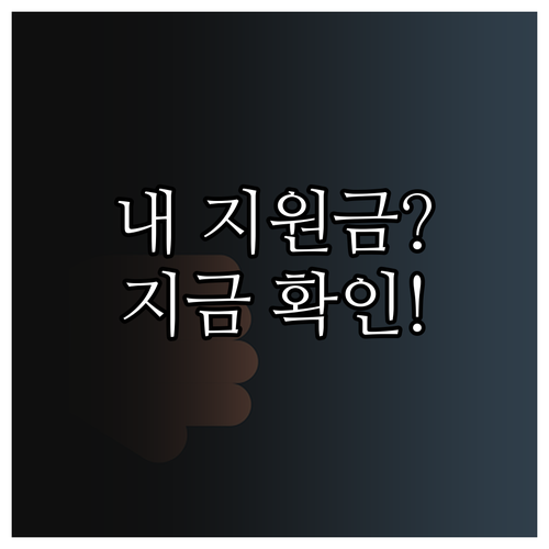 복지로 맞춤형 급여 안내 서비스 이용..