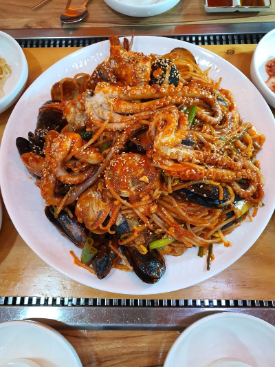 쭈꾸미와 야채 볶음