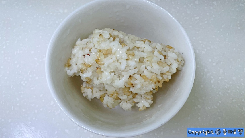 냉동밥-그릇에-옮기기