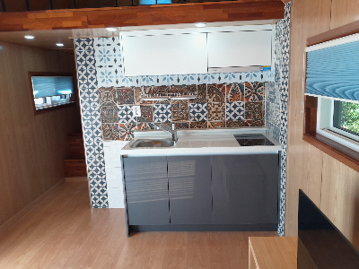 이동식 주택 내부