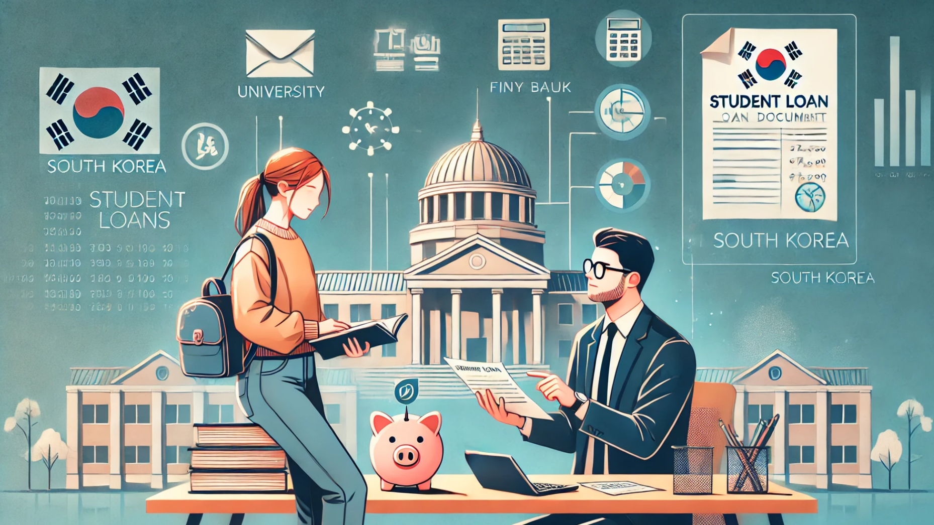 학자금 대출 관련 그림