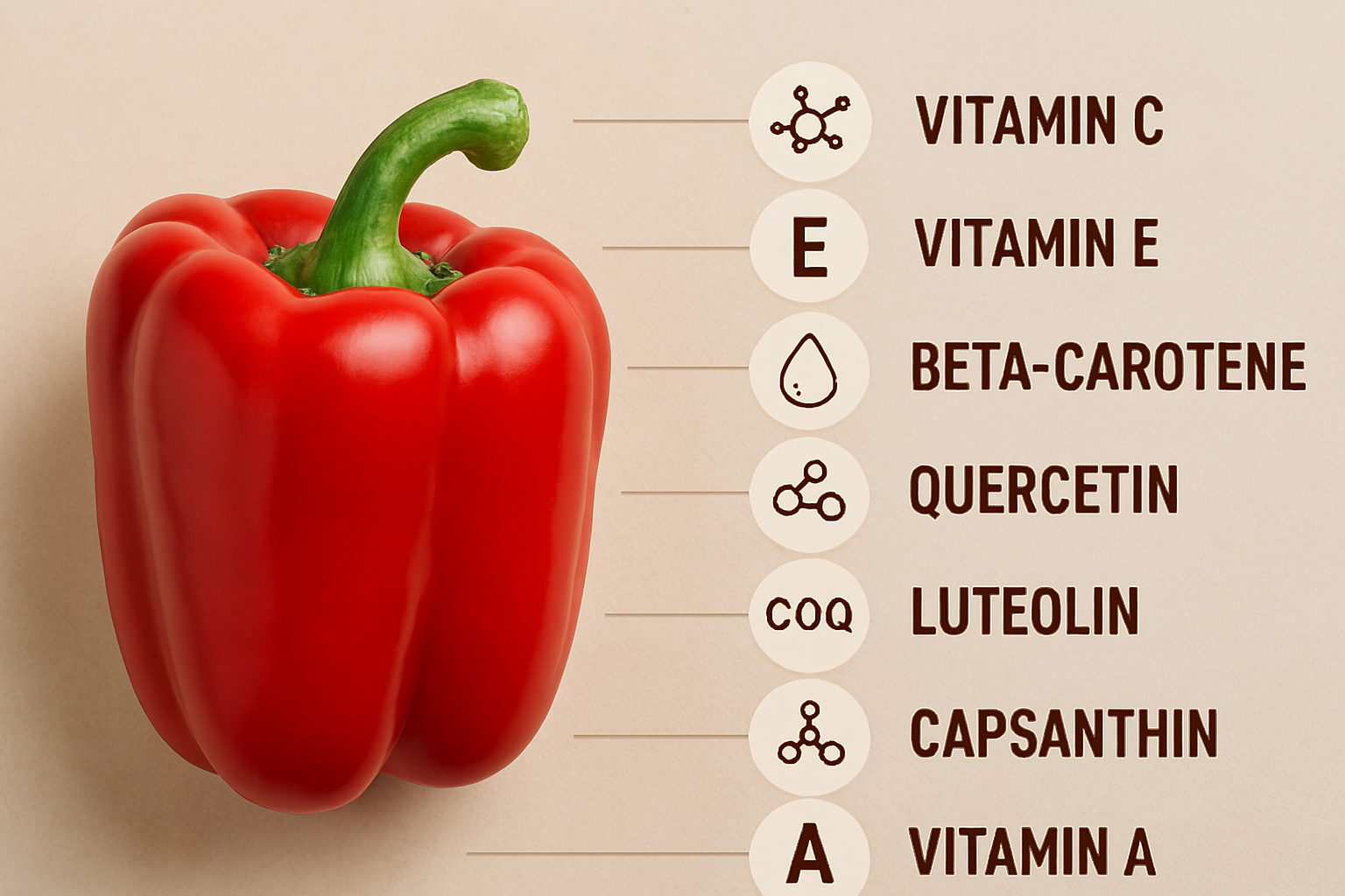빨강 파프리카 항산화 영양 이미지