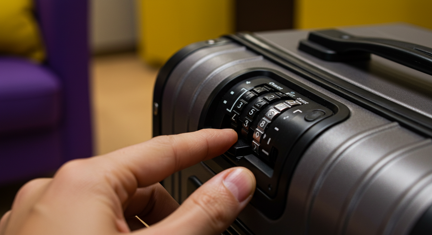 잠긴 캐리어, 이젠 걱정 마세요! 비밀번호 재설정 초기화 초간단 방법!