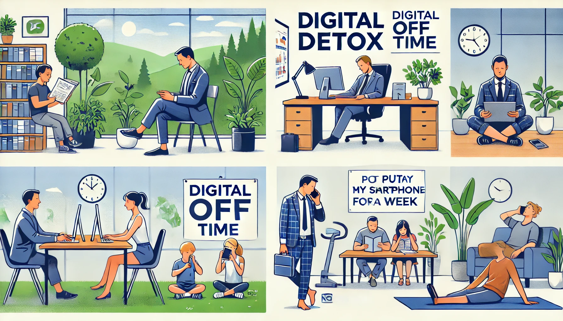 디지털 디톡스 (Digital Detox)와 그 필요성: 디지털 디톡스의 사례