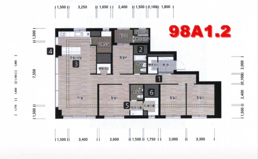 촉진3구역 평면도