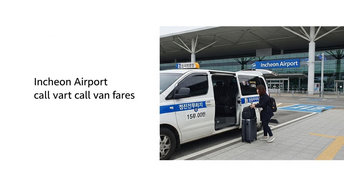 인천공항 콜밴 요금