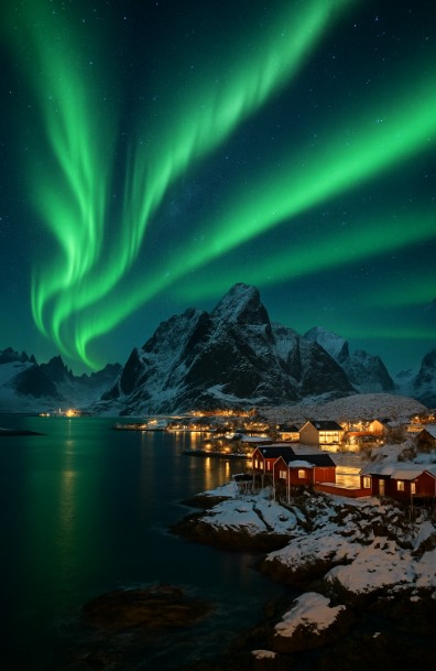 노르웨이 여행, 로포텐 제도 오로라