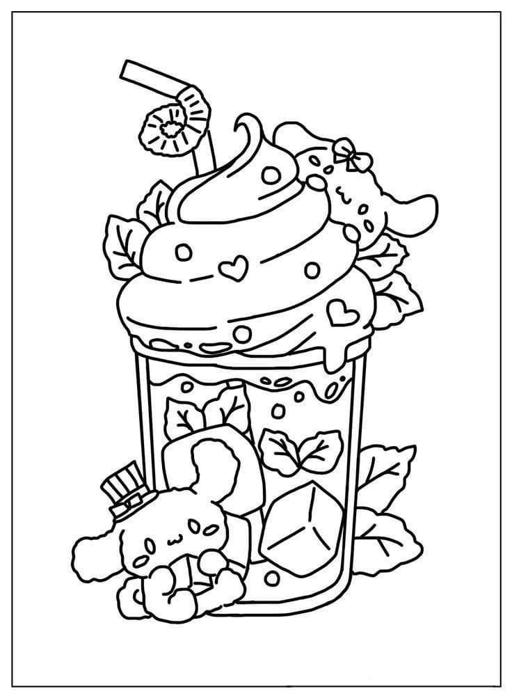 시나모롤 색칠공부 도안