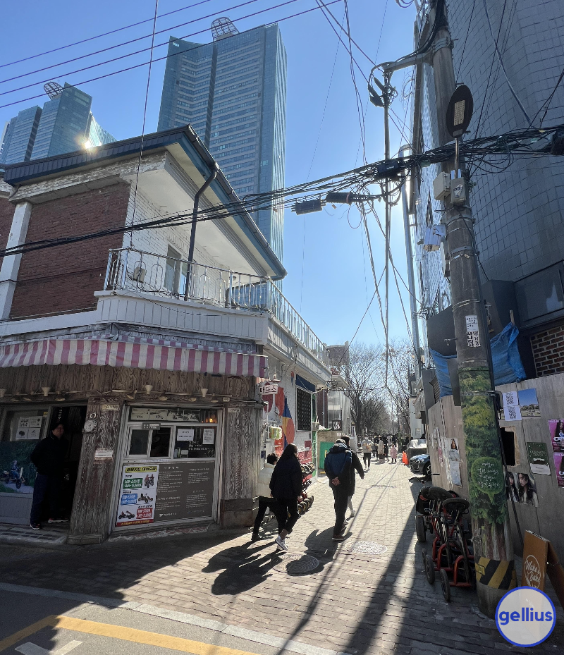 서울숲 가는 골목