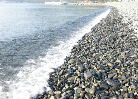 거제도 학동 흑진주 몽돌해변