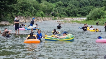 충북 월악산 계곡