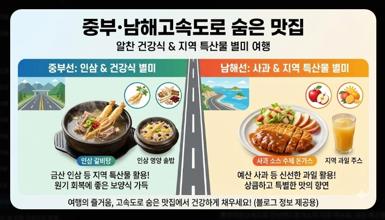 2026 설날 귀성길 휴게소 맛집 BEST 10