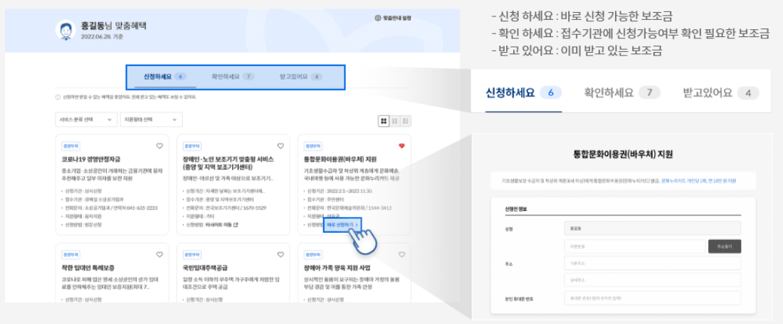 정부지원금 조회(총정리)