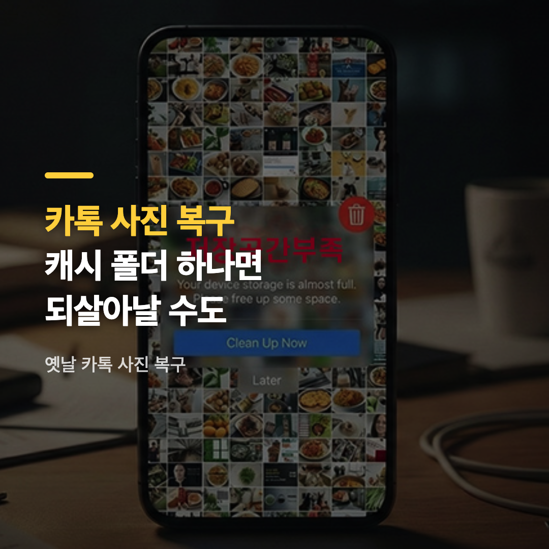 글 대표 이미지 &mdash; 갤러리에서 사진을 확인하는 화면