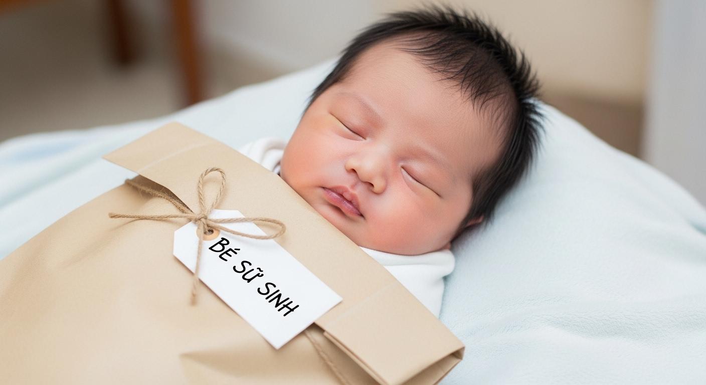 종이봉투 신생아 베트남